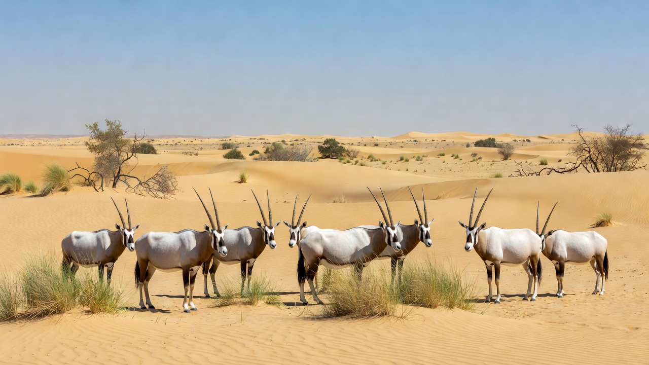 IUCN Downgrades Arabian Oryx to Vulnerable After Decades of Saudi